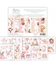 6 x 8 Book elements for precise cutting Baby Girl