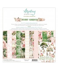 12x12 Paper Set - Peony Garden