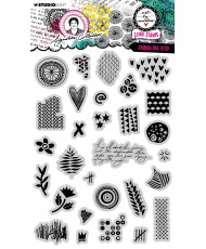 ABM Cling Stamp Journaling deco