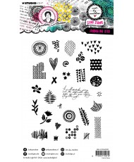 ABM Cling Stamp Journaling deco