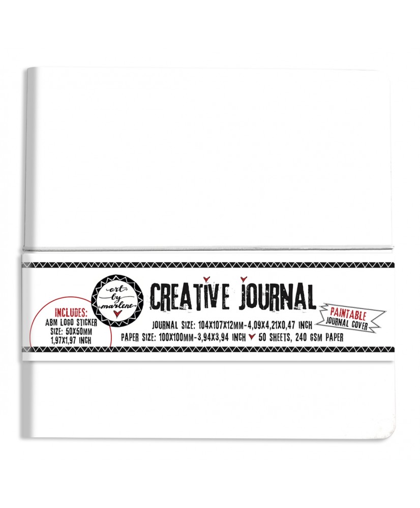 ABM Creative Journal Paintable journal cover 10 x 10cm