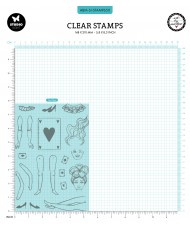 ABM Clear Stamp Playing card women