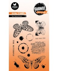 SL Clear stamp The Butterflies Grunge Collection