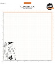SL Clear stamp Botanical elements Grunge