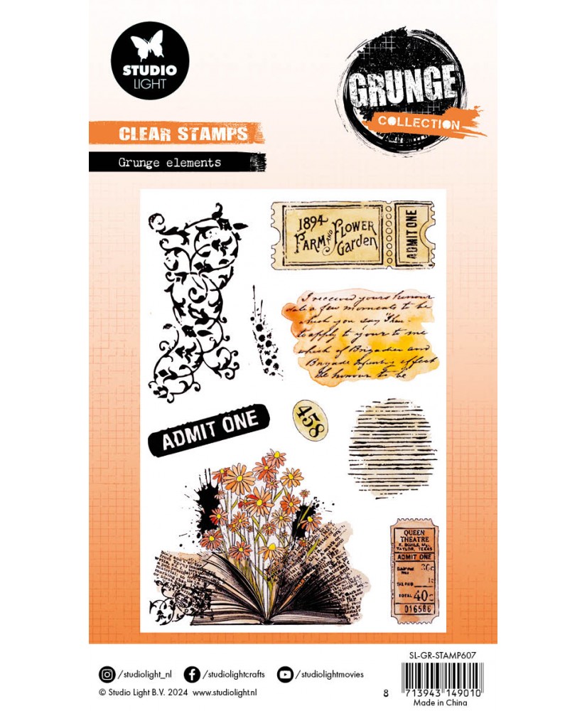 SL Clear stamp Grunge elements Grunge Collection