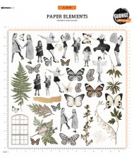 SL Paper elements People & botanics Grunge Coll