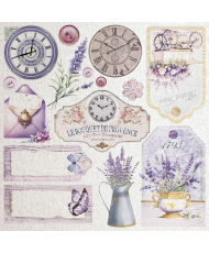 Deluxe Morning in Provence Pearl Paper 6x6 5/Pkg