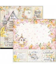 Flower Shop  Paper Pad 12x12 12/Pkg