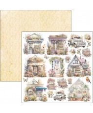 Flower Shop  Paper Pad 12x12 12/Pkg