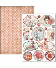 Land of the Rising Sun Creative Pad A4 9/Pkg