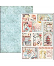 Land of the Rising Sun Creative Pad A4 9/Pkg