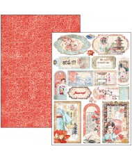 Land of the Rising Sun Creative Pad A4 9/Pkg