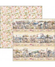 Flower Shop Patterns Pad 12x12 8/Pkg