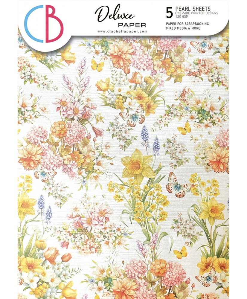 Deluxe Flower Shop Paper Pearl A4 5/Pkg