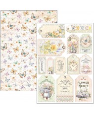 Flower Shop Creative Pad A4 9/Pkg