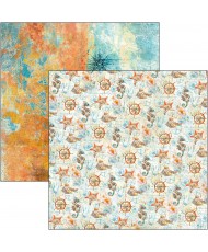 Coral Reef  Patterns Pad 12x12 8/Pkg