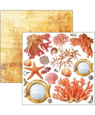 Coral Reef Fussy Cut Pad 6x6 24/Pkg