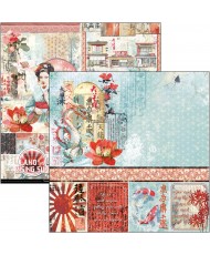 Land of the Rising Sun Pad 8x8 12/Pkg