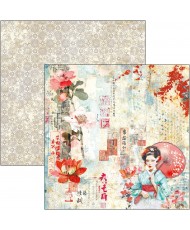 Land of the Rising Sun Pad 8x8 12/Pkg