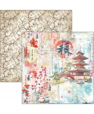 Land of the Rising Sun Pad 8x8 12/Pkg