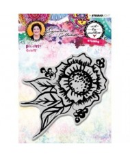 Cling Stamp Painterly Flower