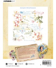 JMA Clear Stamp  Script & Wildflowers Wild & Free