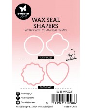 Wax Shapers Scallop & heart 2pc