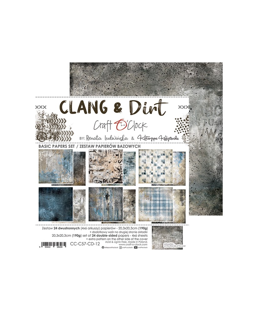 CLANG& DIRT 15,25x15,25cm