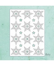 Mintay Kreativa - 6 x 8 Stencil - Snowflakes