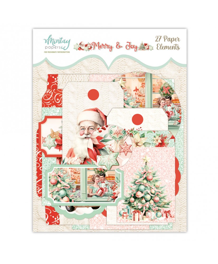 Paper Elements - Merry & Joy, 27pcs