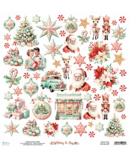 12 x 12 Elements Paper - Merry & Joy