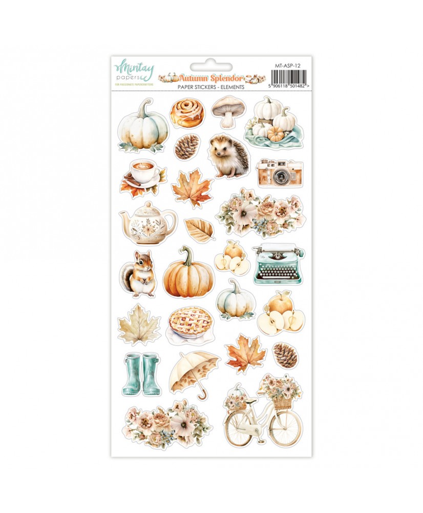 6 x 12 Paper Stickers - Autumn Splendor - Elements