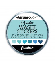 Washi Die-cut Stickers Blues mm