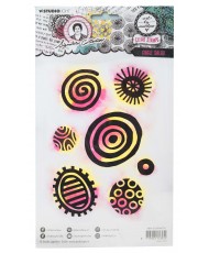 ABM Clear Stamp Circle Salad 7 PC