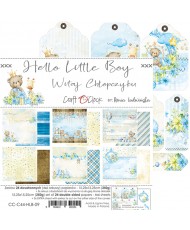 Hallo Little Boy-Set of 15.75x30.5 papers