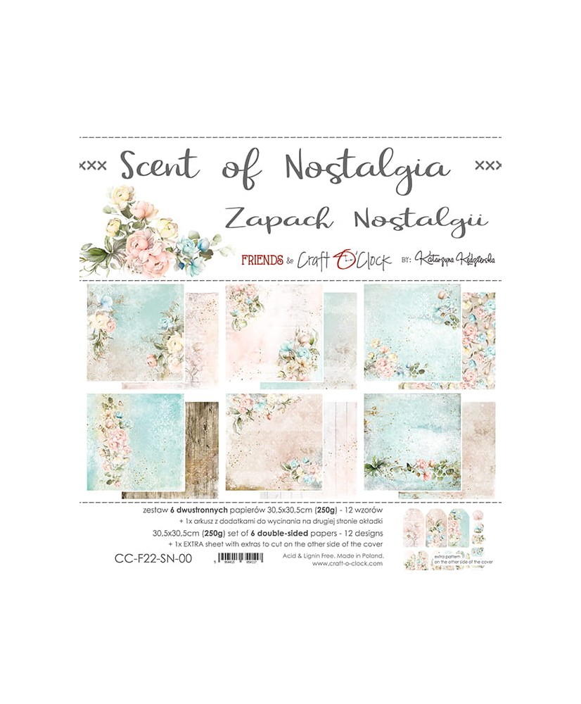 Scent Of Nostalgia - Set Of Papers 6x6