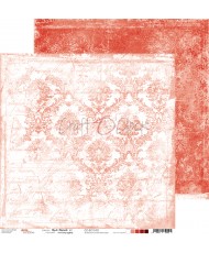 Red Mood - Set Of Papers 12x12