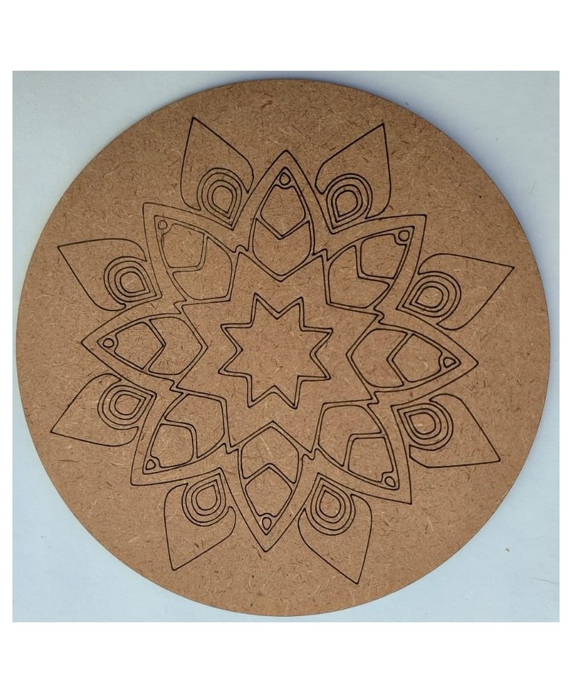 Mandala - 12cm Star burst