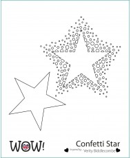 Wow Stencil - Confetti Star...