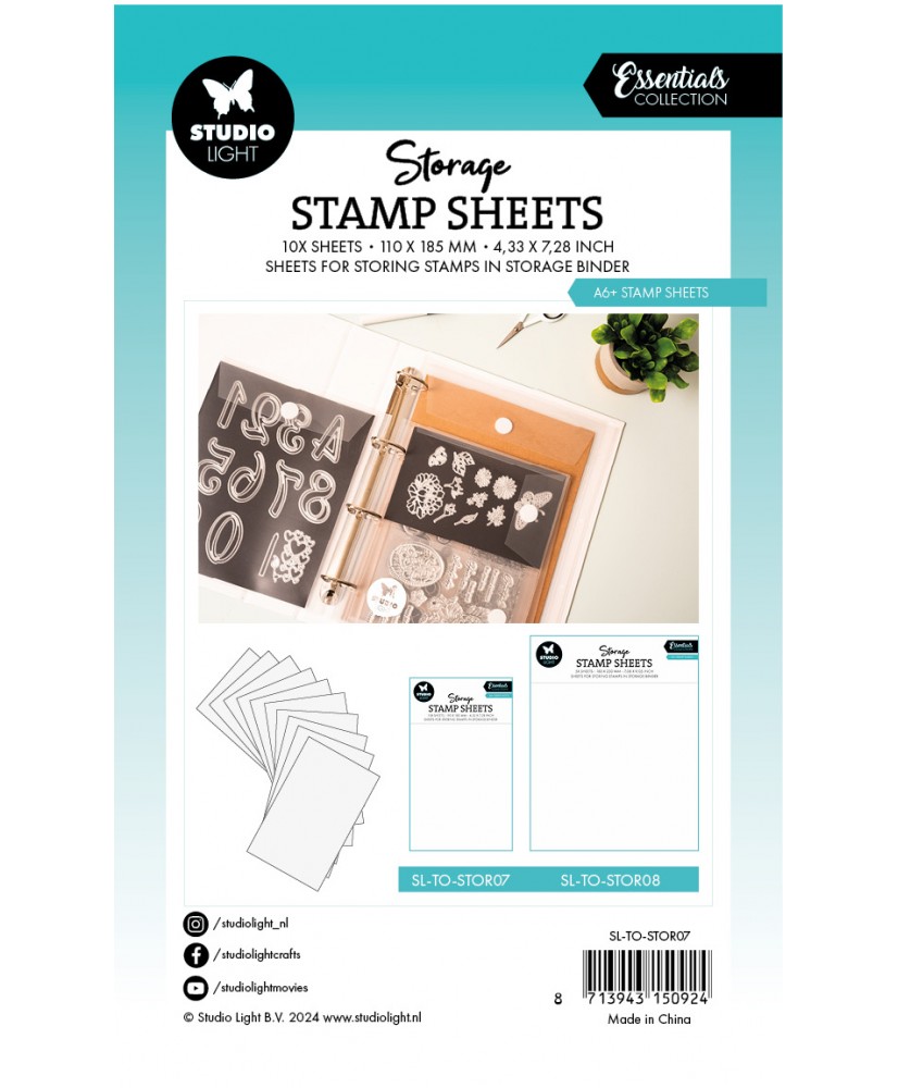 SL Storage Stamp sheet A6+ 110x185x4mm 10 PC
