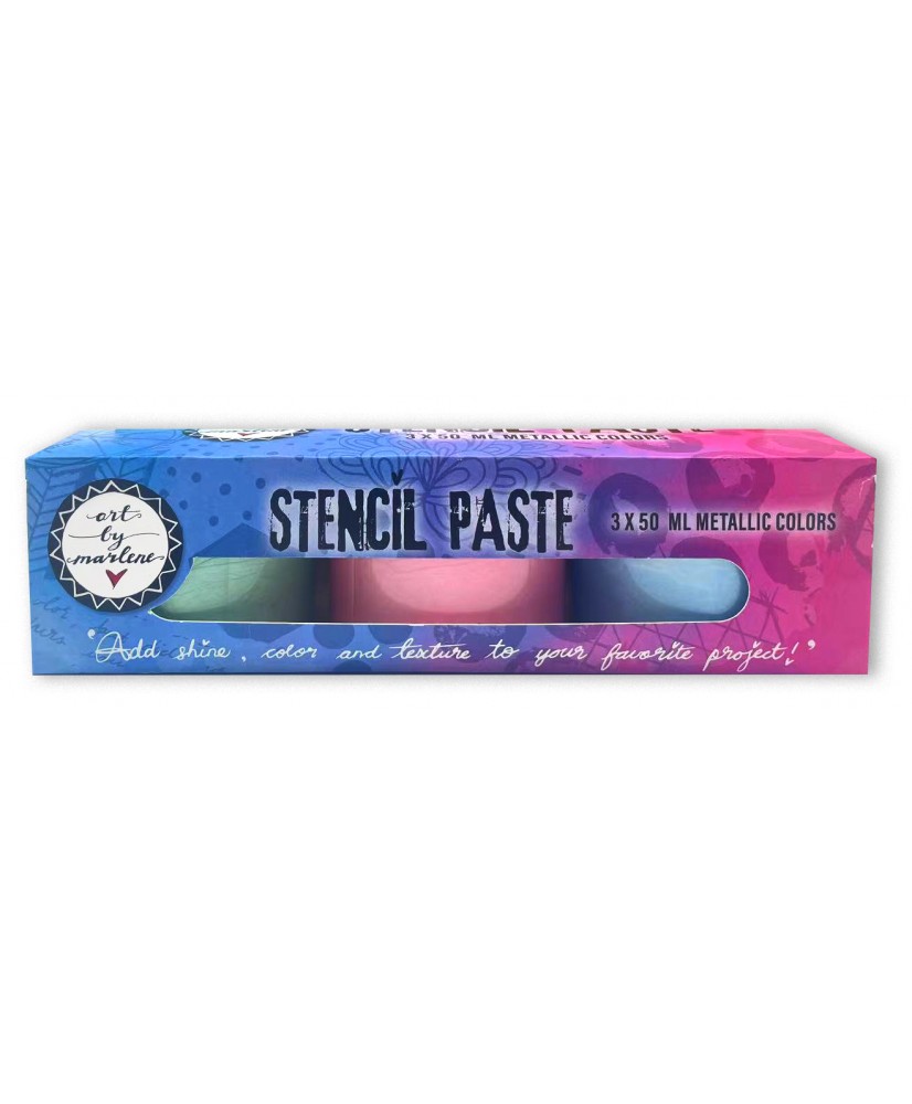 ABM Stencil Paste Set of 3x50ml