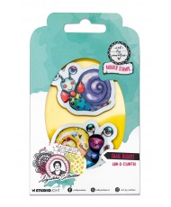 ABM Cling Stamp Snail Buddies 46x77x5mm 2pc