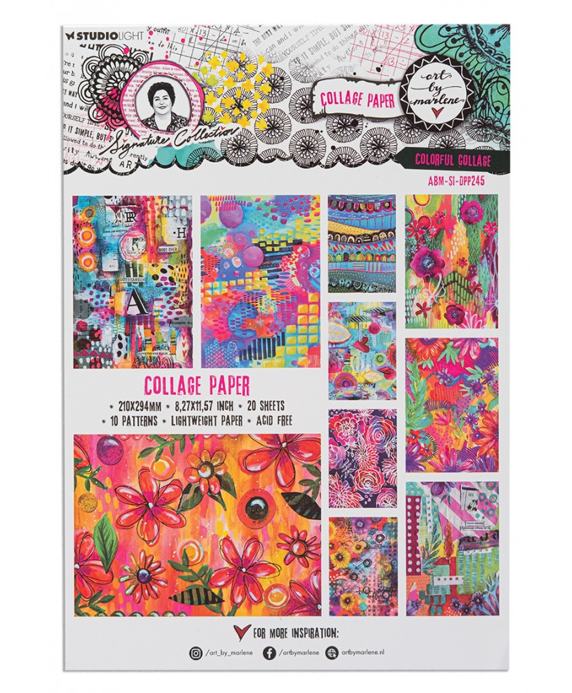 ABM Collage paper Colorful Collage 20 SH