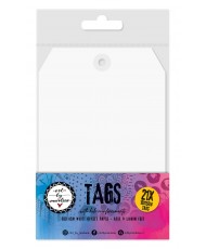 ABM Tags with hole-reinforcements100x150x10mm 21 PC