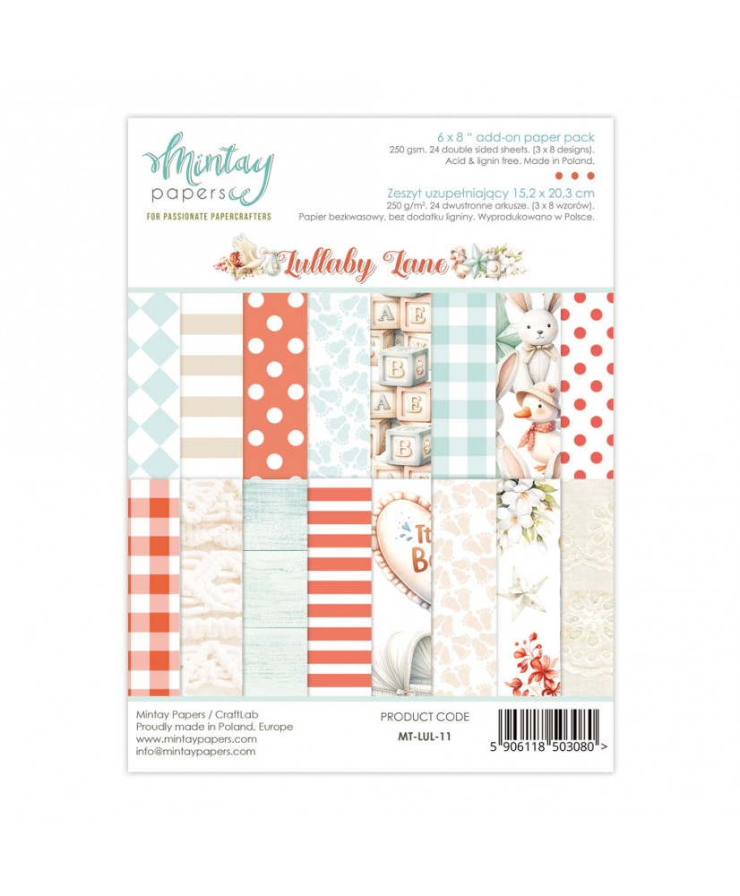 Lullaby Lane 6 x 8 Add-On Paper Pad