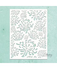 Mintay Kreativa - 6 x 8 Stencil - Chrysanthemum