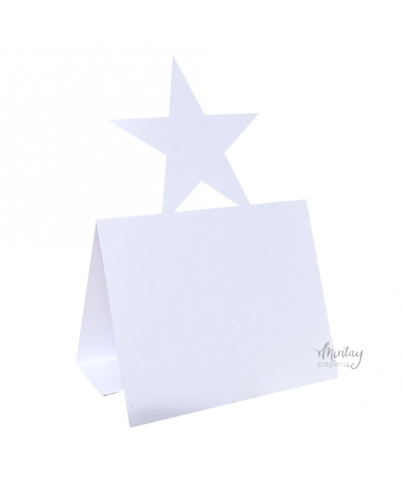 Mintay Basic -5 Star Card Base - WHITE