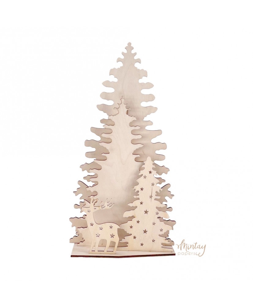 Mintay Woodies  - Decor - Christmas Trees