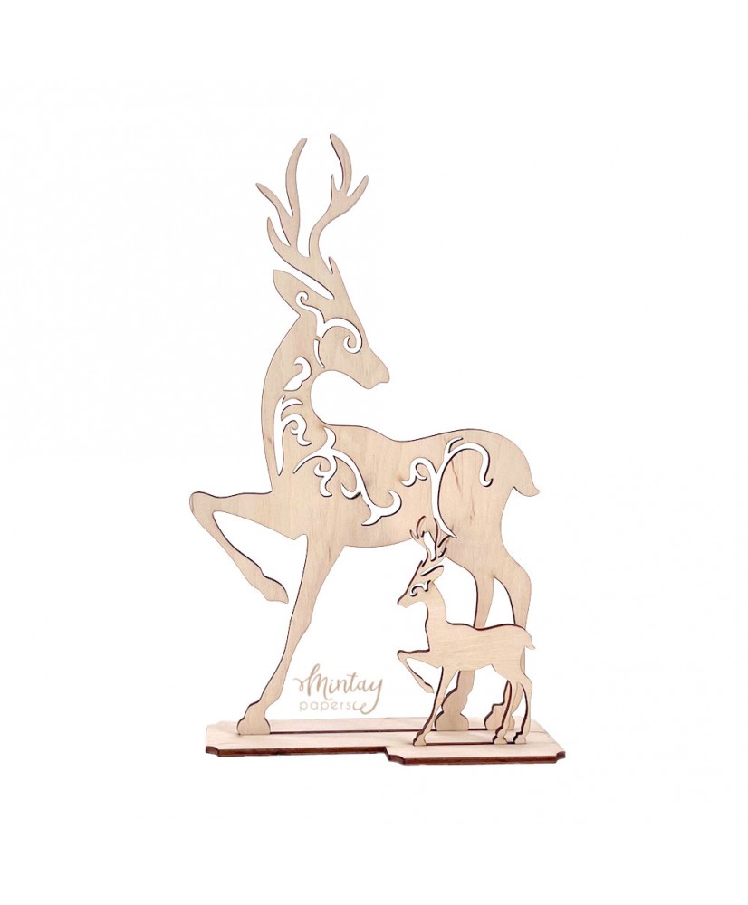 Mintay Woodies  - Decor - Reindeers