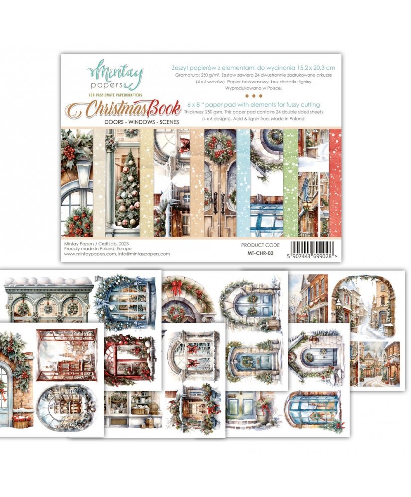 6 x 8 Book - elements for cutting - Christmas 2